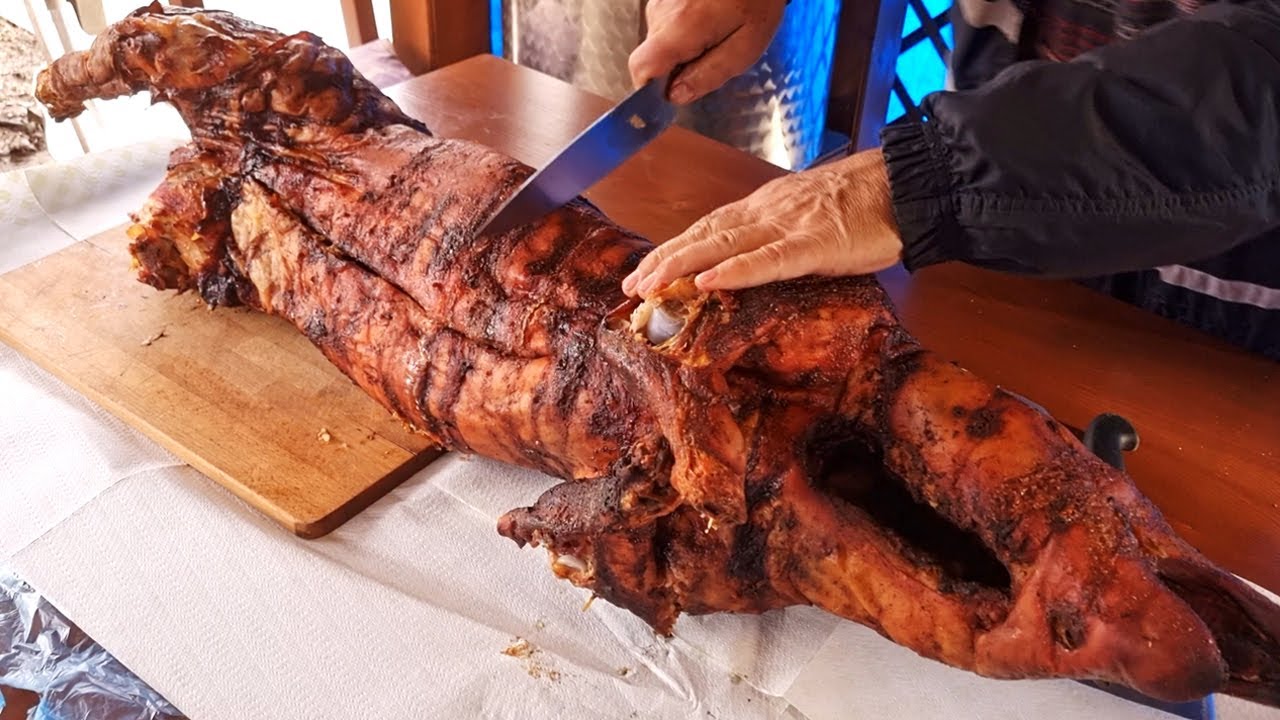 Sječenje pečenog ODOJKA