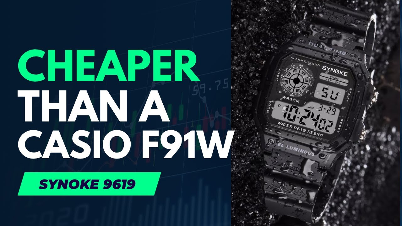 Cheaper than a Casio F91W - Synoke 9619 review