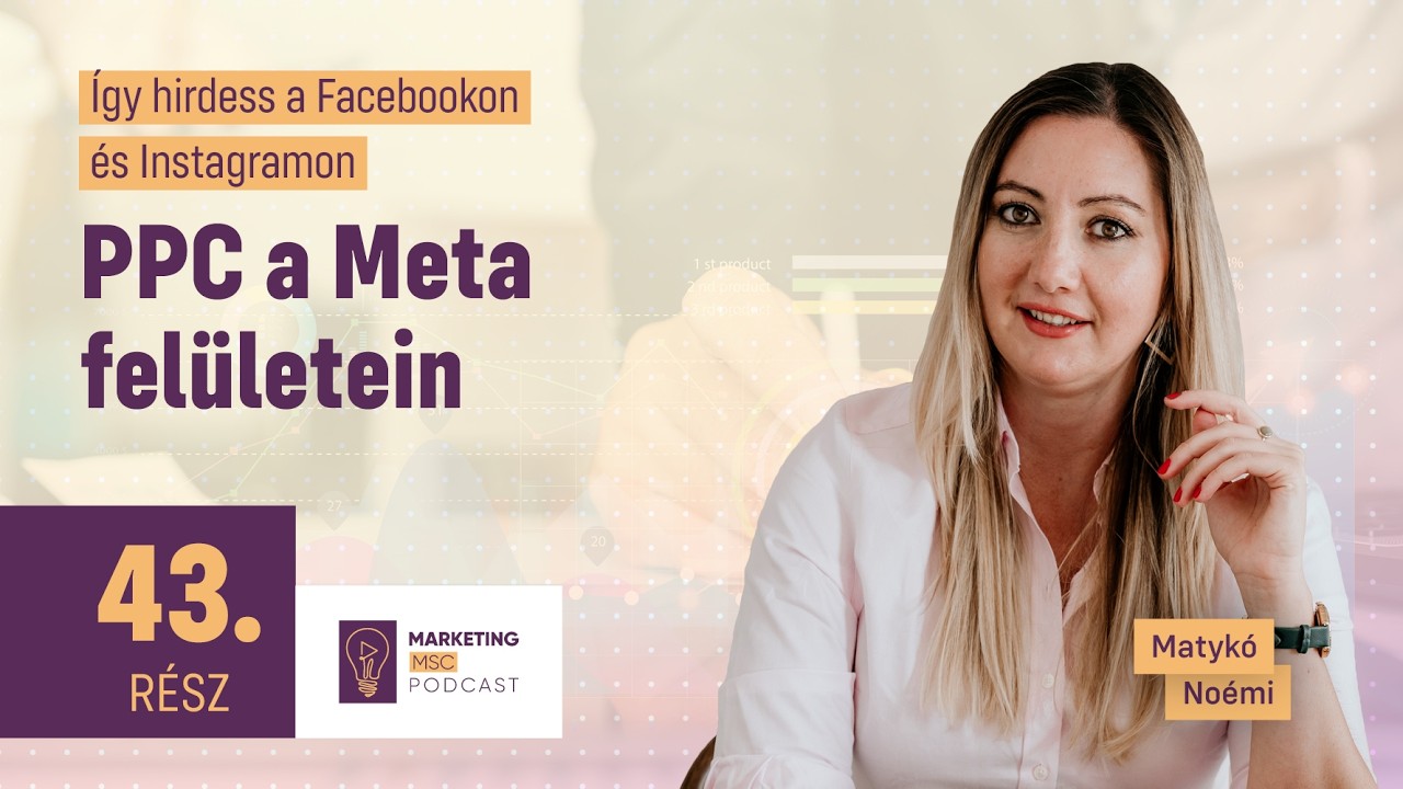 Így hirdess a Facebookon és Instagramon - PPC a Meta felületein | Marketing MSc ep. 43