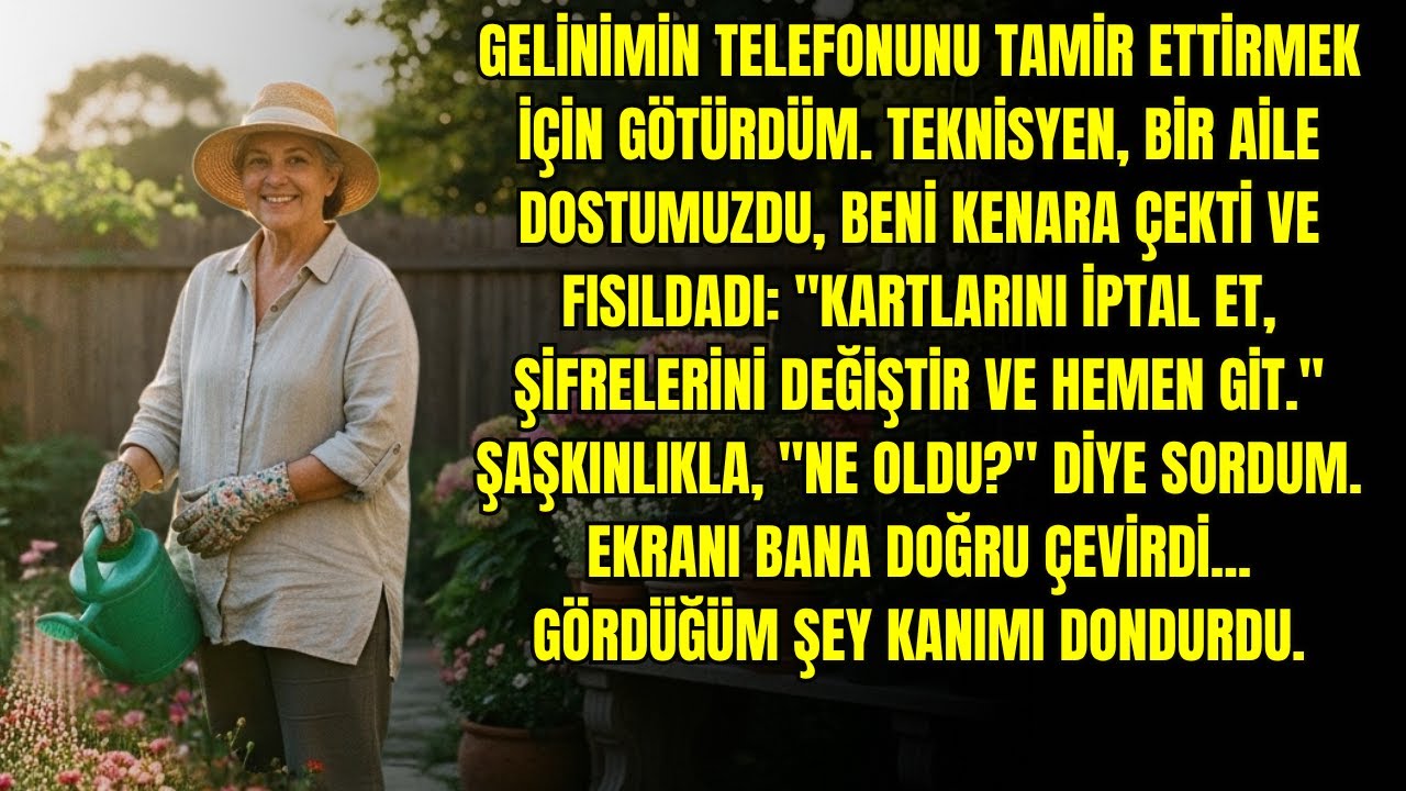 Kayınvalidemin Telefonunu Tamire Götürdüm  Teknisyen KARTLARINIZI İPTAL EDİN VE KAÇIN! dedi