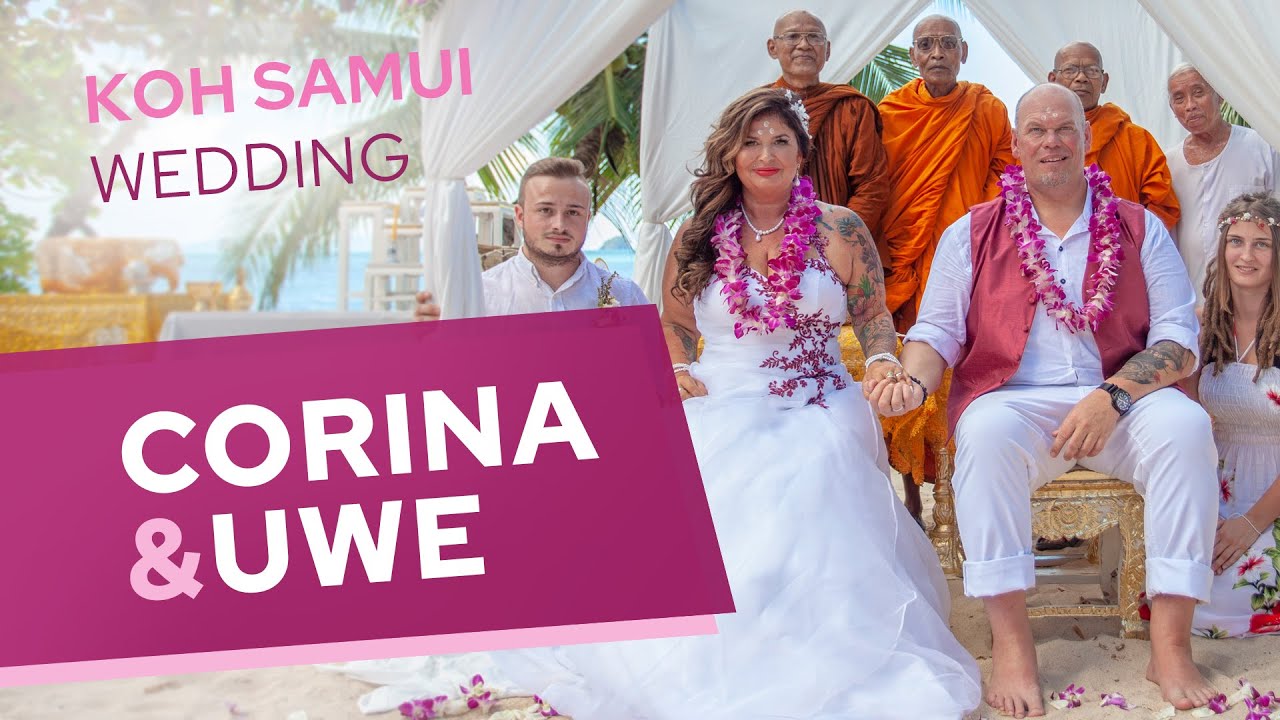 Wedding Day on Koh Samui, Thailand. Corina and Uwe.