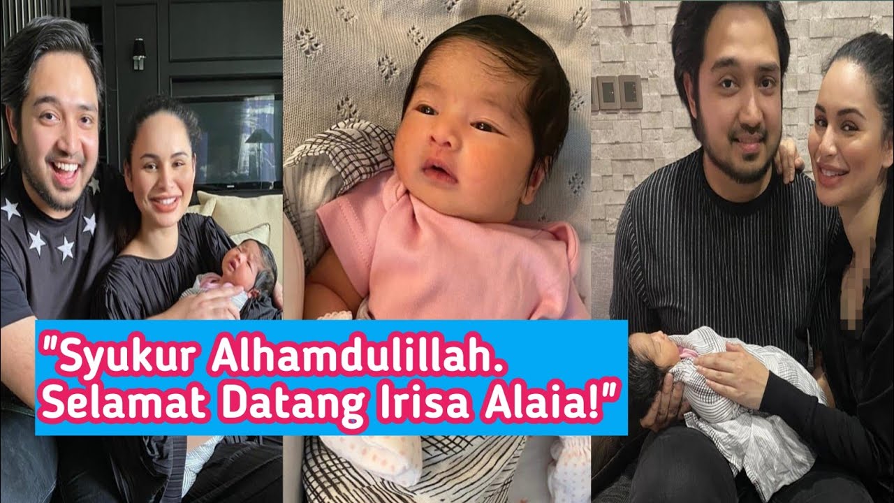 Cutenya Irisa Alaia. Izara Aishah & Adib Kongsi Wajah Anak Selepas 7 Hari Lahir