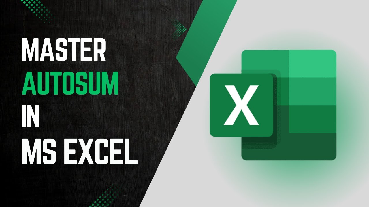 How to Use AutoSum in MS Excel (Step-by-Step Tutorial) || Virtual Comrade