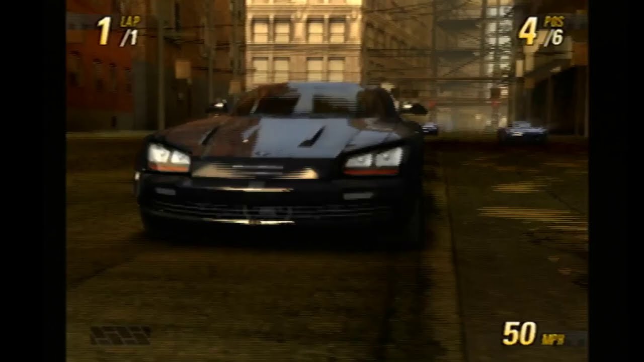 Burnout Revenge Beta PS2 Demo - Tuned M-Type ST