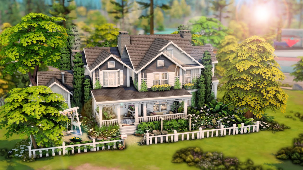 Cozy Family Home 🪴 *LIMITED PACKS* // The Sims 4: Speed Build // No CC