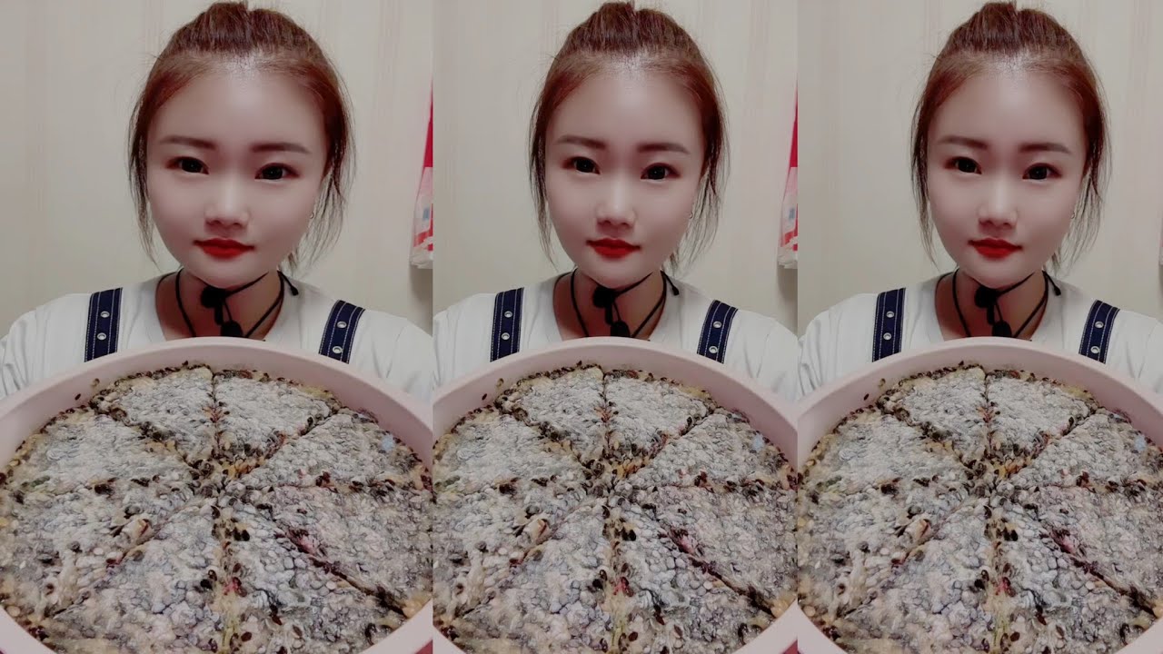 Giant Sweet Bean Cake Mukbang 🍰 | ASMR Eating Sounds 🤤 | Soft, Chewy & Sweet Dessert Feast