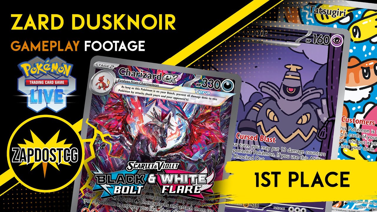 1st Place Charizard ex Deck with HEAVY Dusknoir Line Sweeps Opponents! (Pokemon TCG)