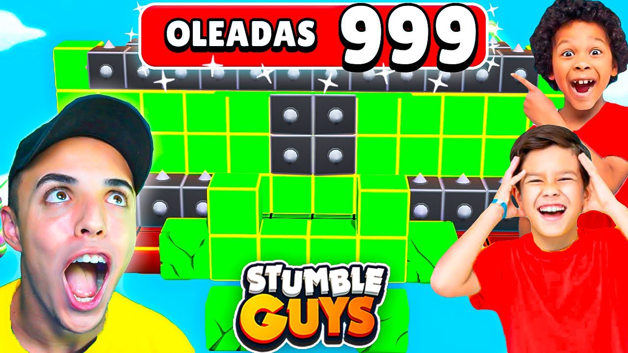 NIÑOS PRO vs 999 OLEADAS en BLOCK DASH… 😱 *reto*