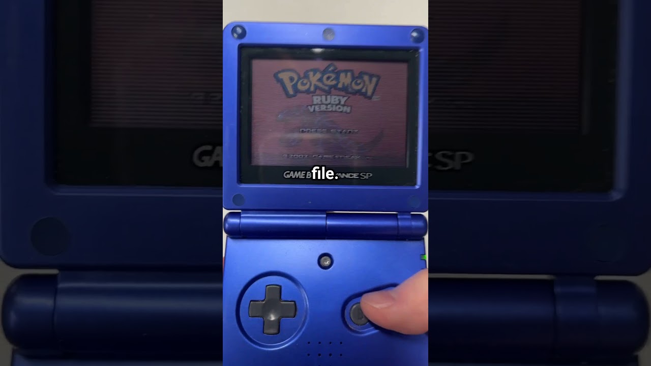 Исследуем файл сохранения Pokemon Ruby #gba #gameboyadvance #pokemon