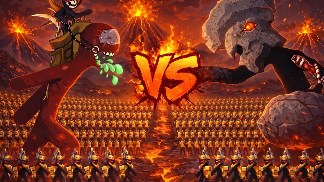 Stick War Legacy – GIANT BOSS vs STONE TITAN! 🔥 Ultimate Army Battle#stickwarlegacymod