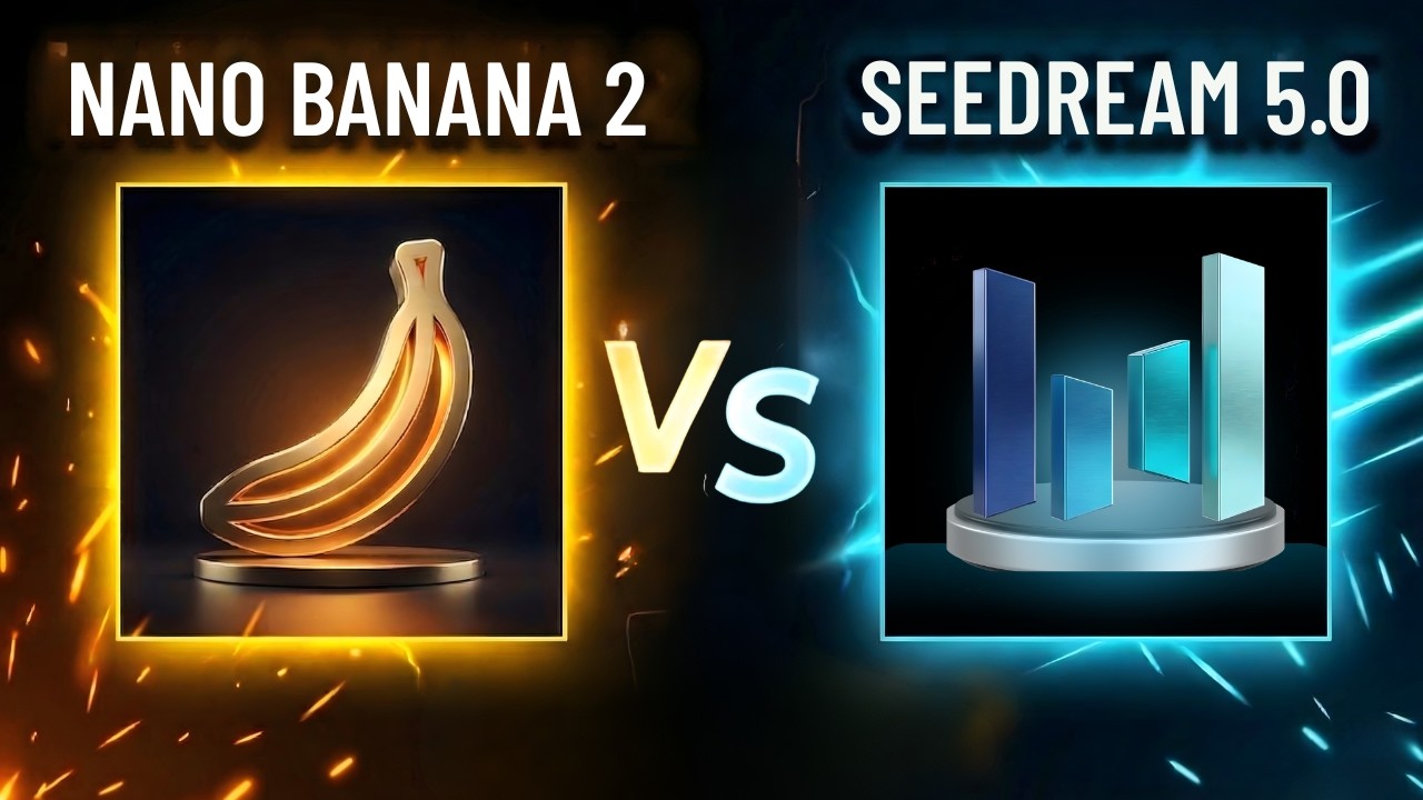 Nano Banana 2 VS Seedream 5: Я протестировал 8 экстремальных заданий!