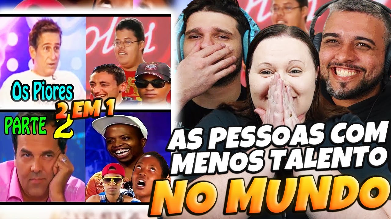 2 EM 1 Dos PIORES Candidatos Em Show De Talentos De Todos Os Tempos | Fala De Tudo | Family Reacts