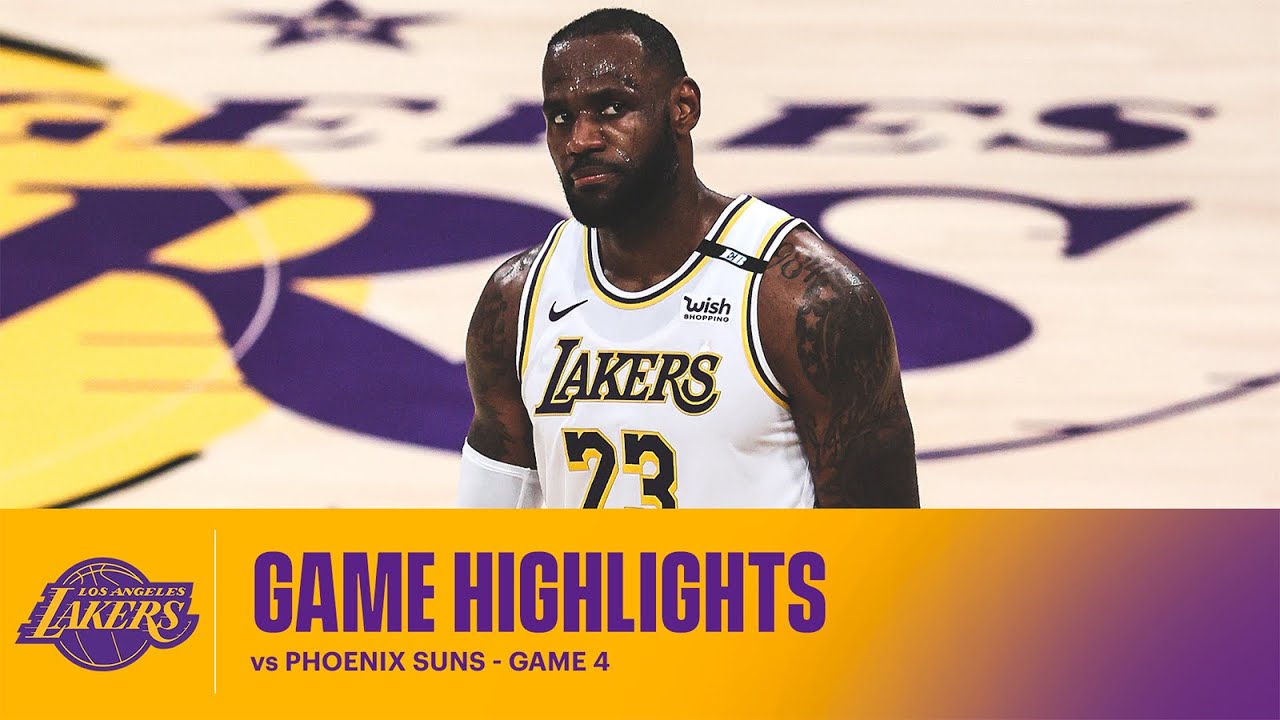 HIGHLIGHTS | LeBron James (25 pts, 12 reb, 6 ast) vs Phoenix Suns - Game 4