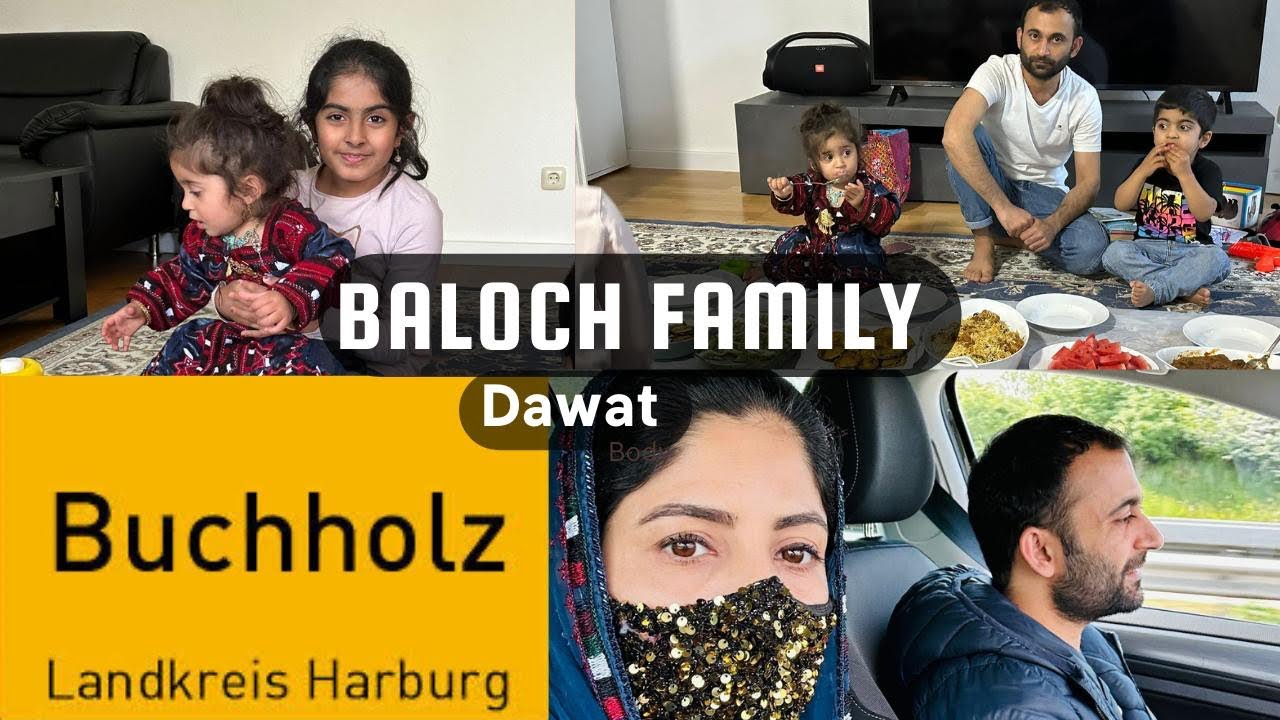Baloch Family Dawat | Buchholz Germany | Monday is our Sunday 😂||