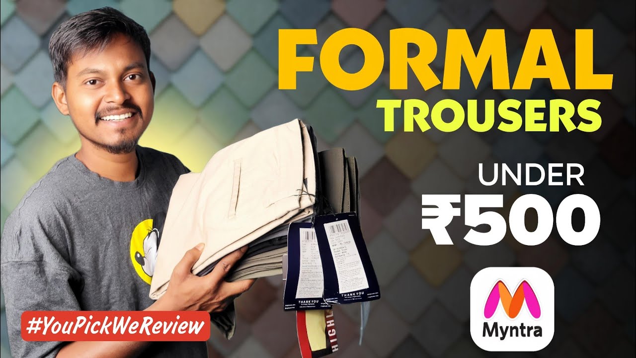 Best Tapered Fit CHINOS/FORMAL TROUSERS Under ₹500 | Best Highlander Chinos Under 500