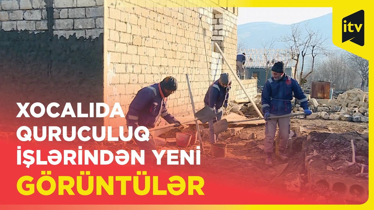 Xocalıya həyat qayıdır | Evlərin tikintisi sürətlə davam edir