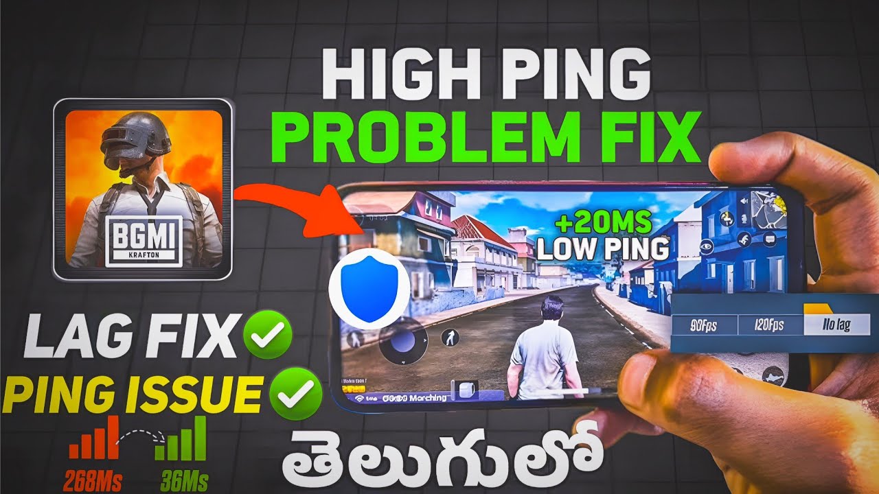 Secret App For 20 MS Ping in BGMI | High Ping Problem Fix in BGMI