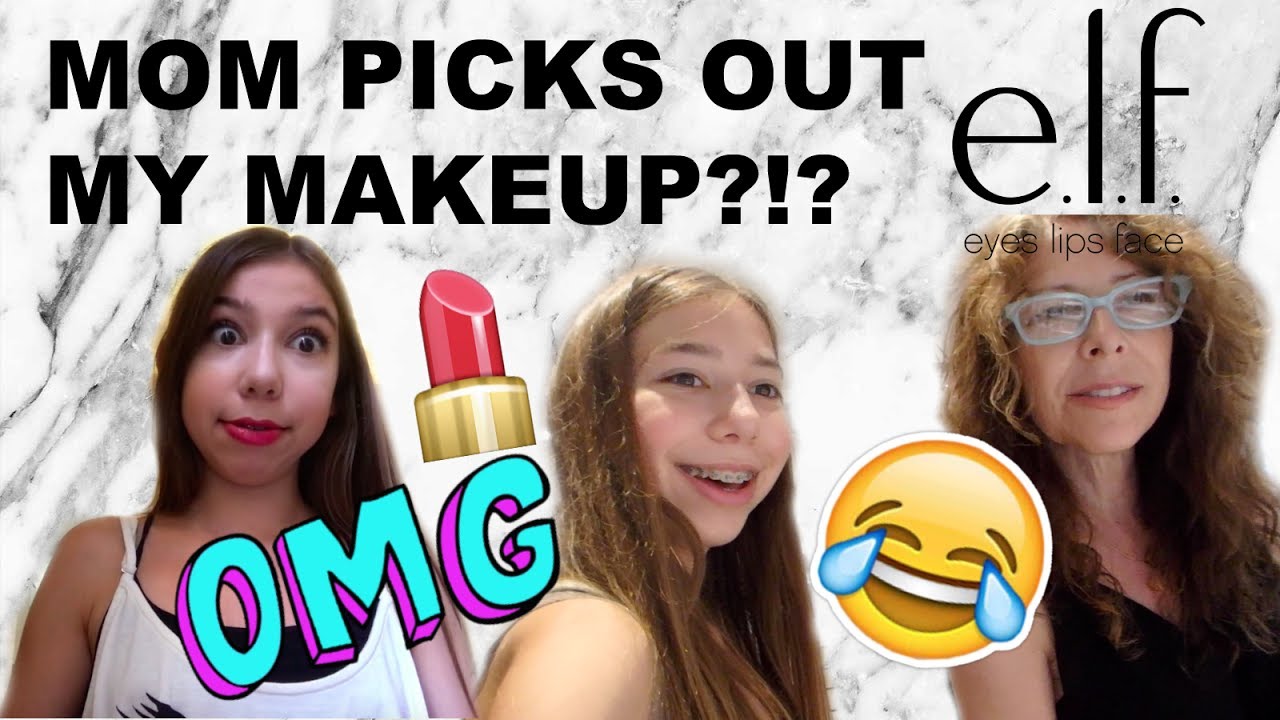 MOM PICKS OUT MY MAKEUP CHALLENGE?!?