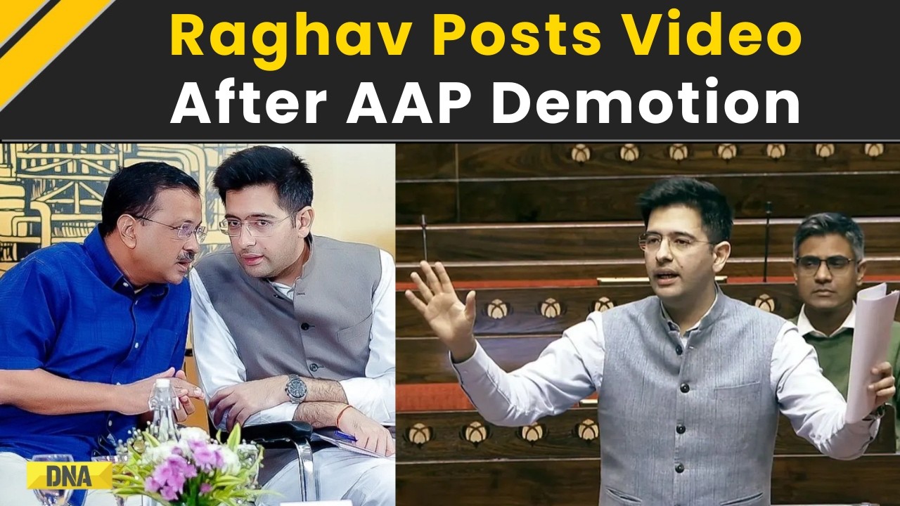 Raghav Chadha News: After AAP Demotion, Raghav Chadha Shares Video On Issues Raised In Parliament