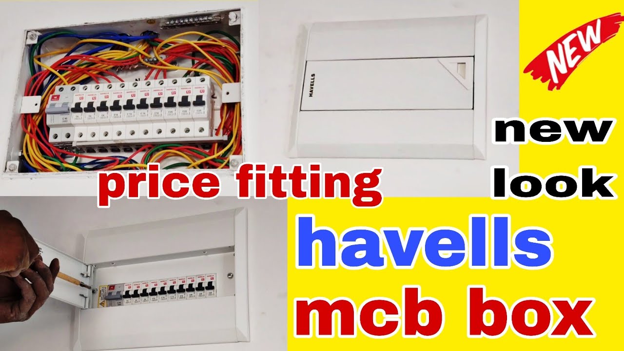 New Havells mcb box fitting with mcb price bhi bataya jayega✔️ Best tarika aasan tarika video me