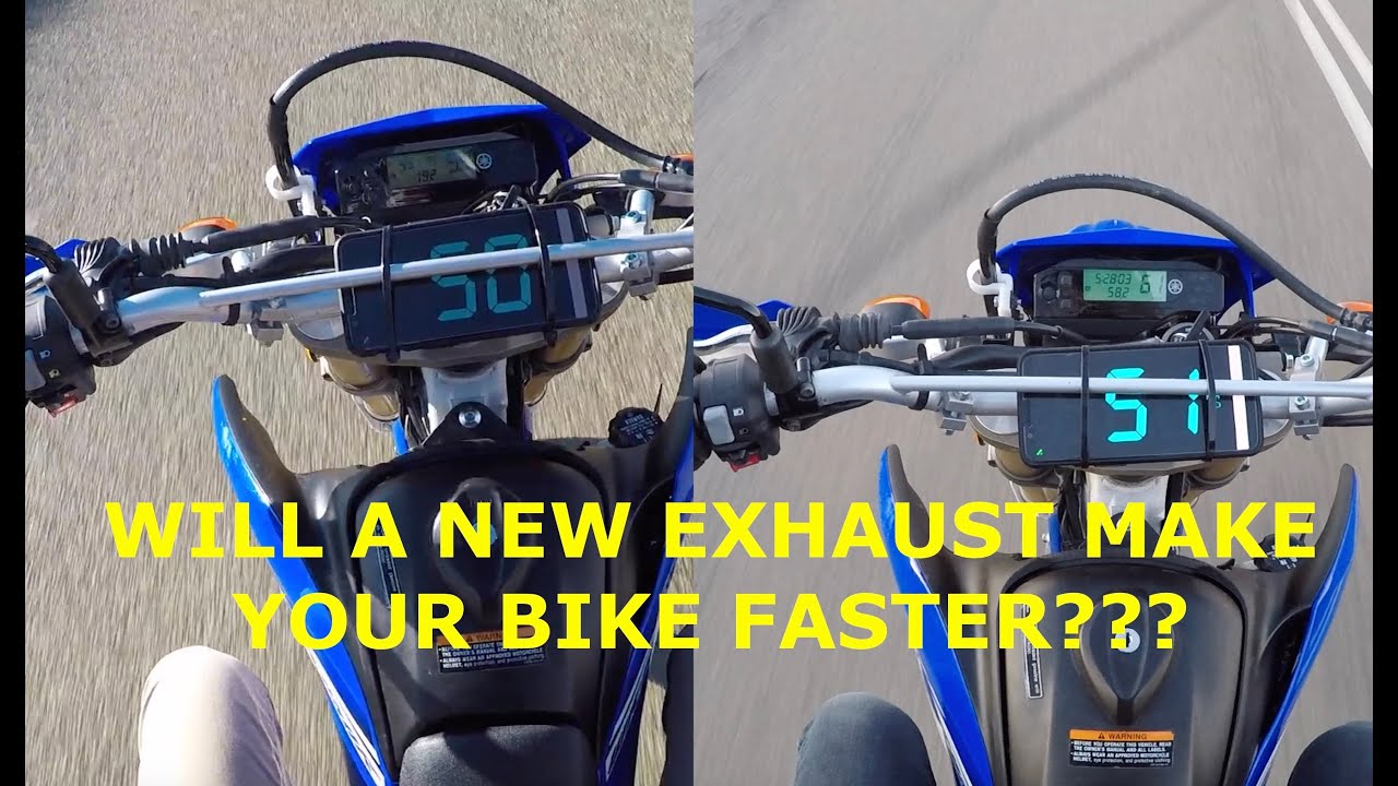 Yamaha WR250R - Stock vs Modified Performance Test (0-100 KM/H)