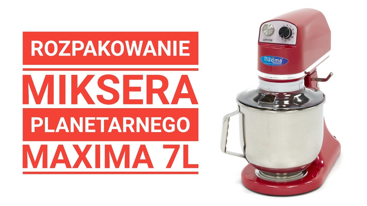 Rozpakowanie Miksera Planetarnego Maxima 7l od Maestrodellapizza.pl