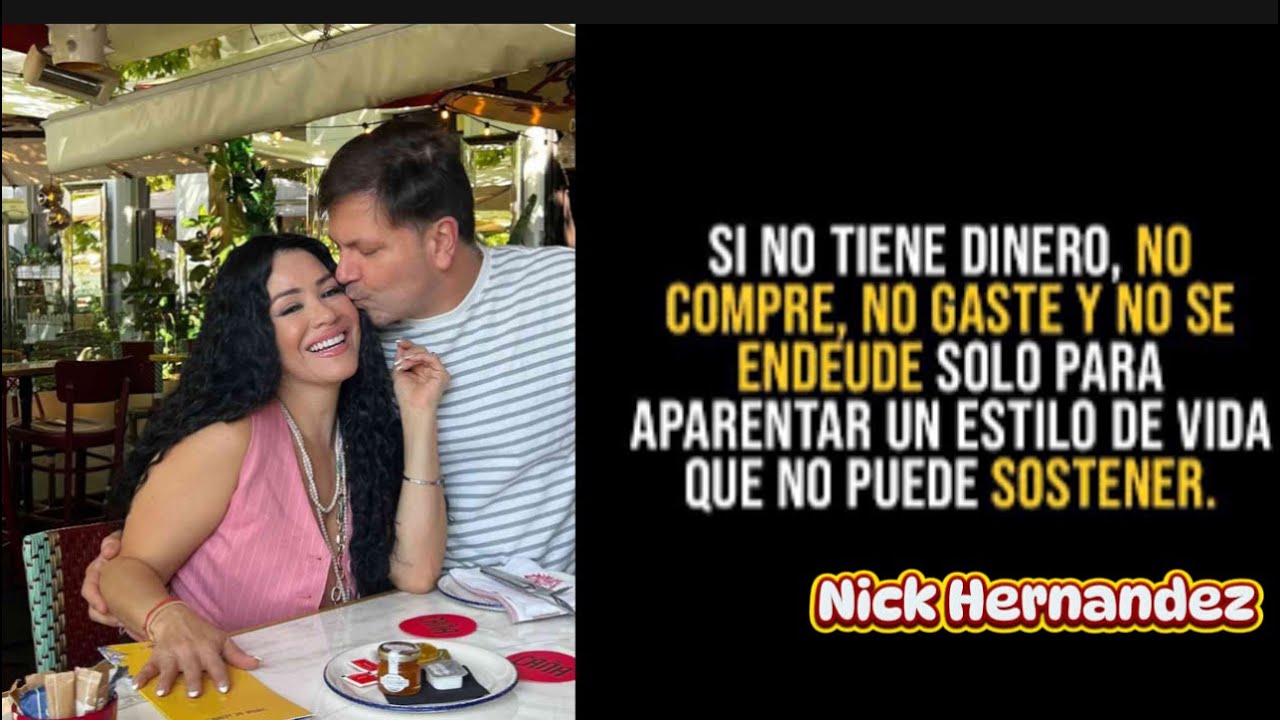 Nick el esposo de Carolina, dice ella vive de apariencia pero su economía está mal