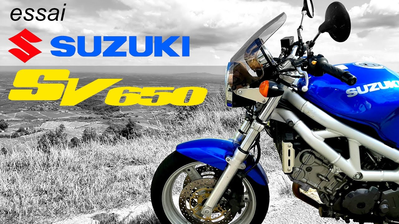 ESSAI SUZUKI SV650 - Moto authentique, j'adore !