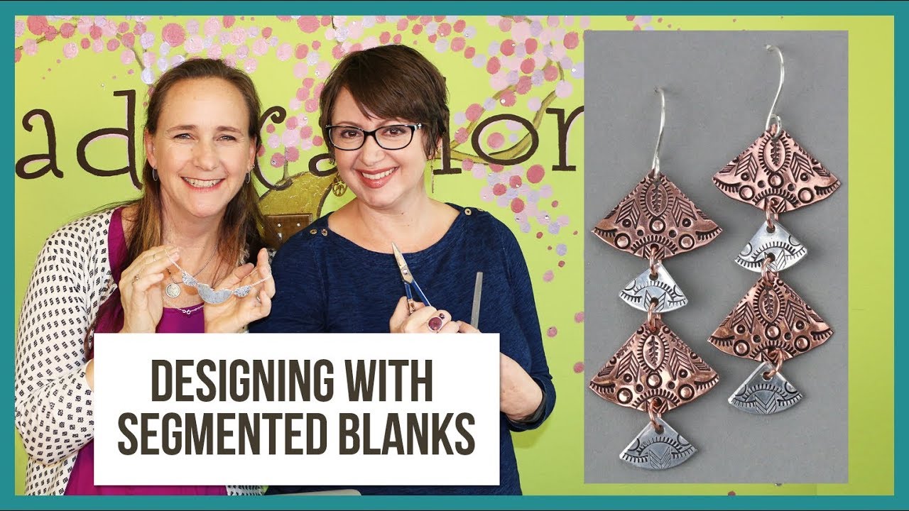 Designing Jewelry with Segmented Metal Stamping Blanks - From Beaducation Live Episode 31