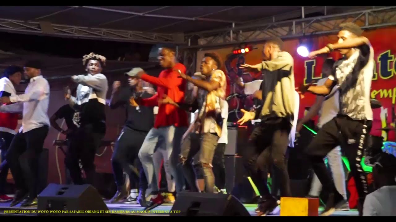 SAFAREL OBIANG ET SES DANSEURS SUR LE WOYO WOYO AU MAQUIS INTERNAT
