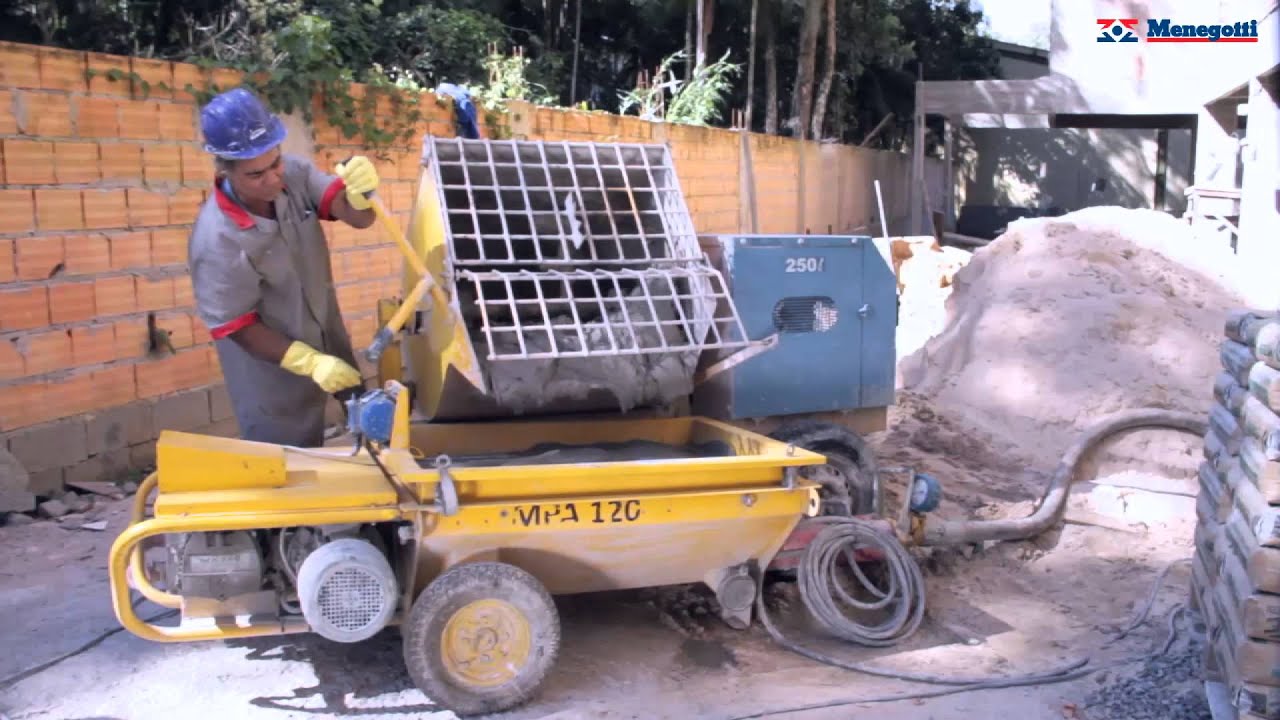 Menegotti Product Demonstration | Mortar Mixer MMA 250l