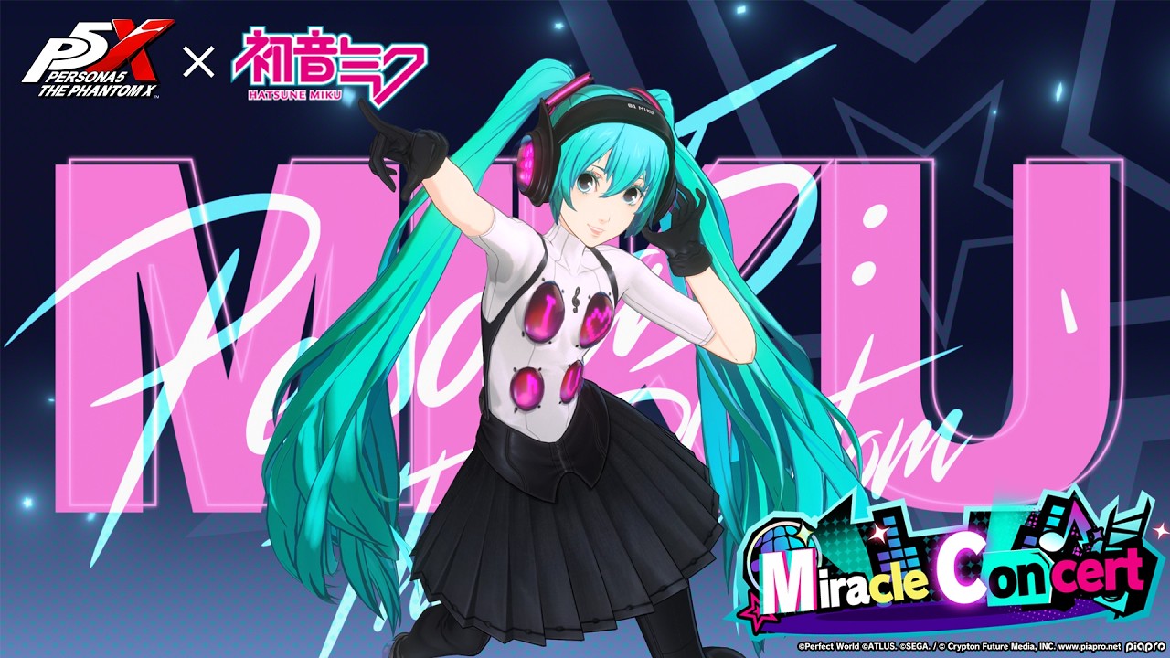 [Hatsune Miku x P5X] Ver. 4.4 PV - The Hatsune Miku Collab is finally here!