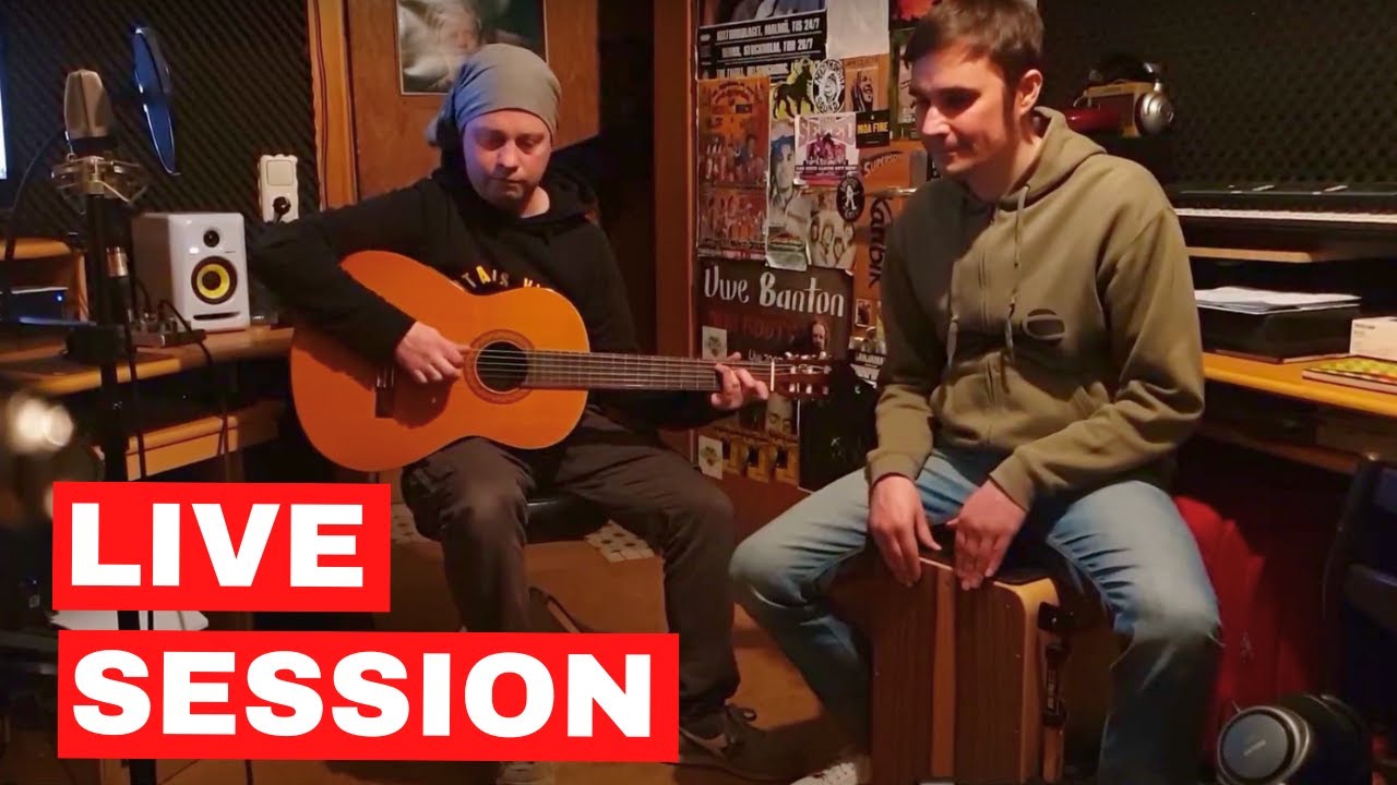 Session mit Gitarre & Cajon