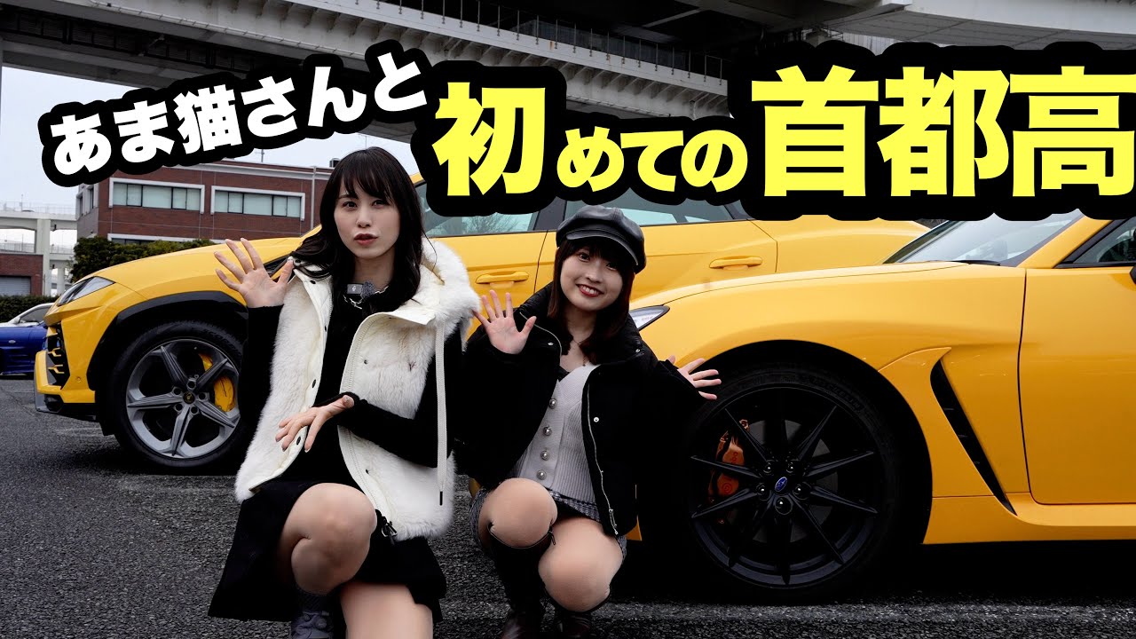 あま猫さんと初めての首都高へ。ウルスと黄色い2台で大黒PAツーリング！【未公開カット】
