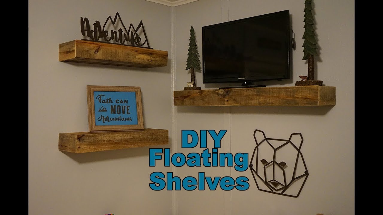 How To Build Pallet Board Floating Shelves