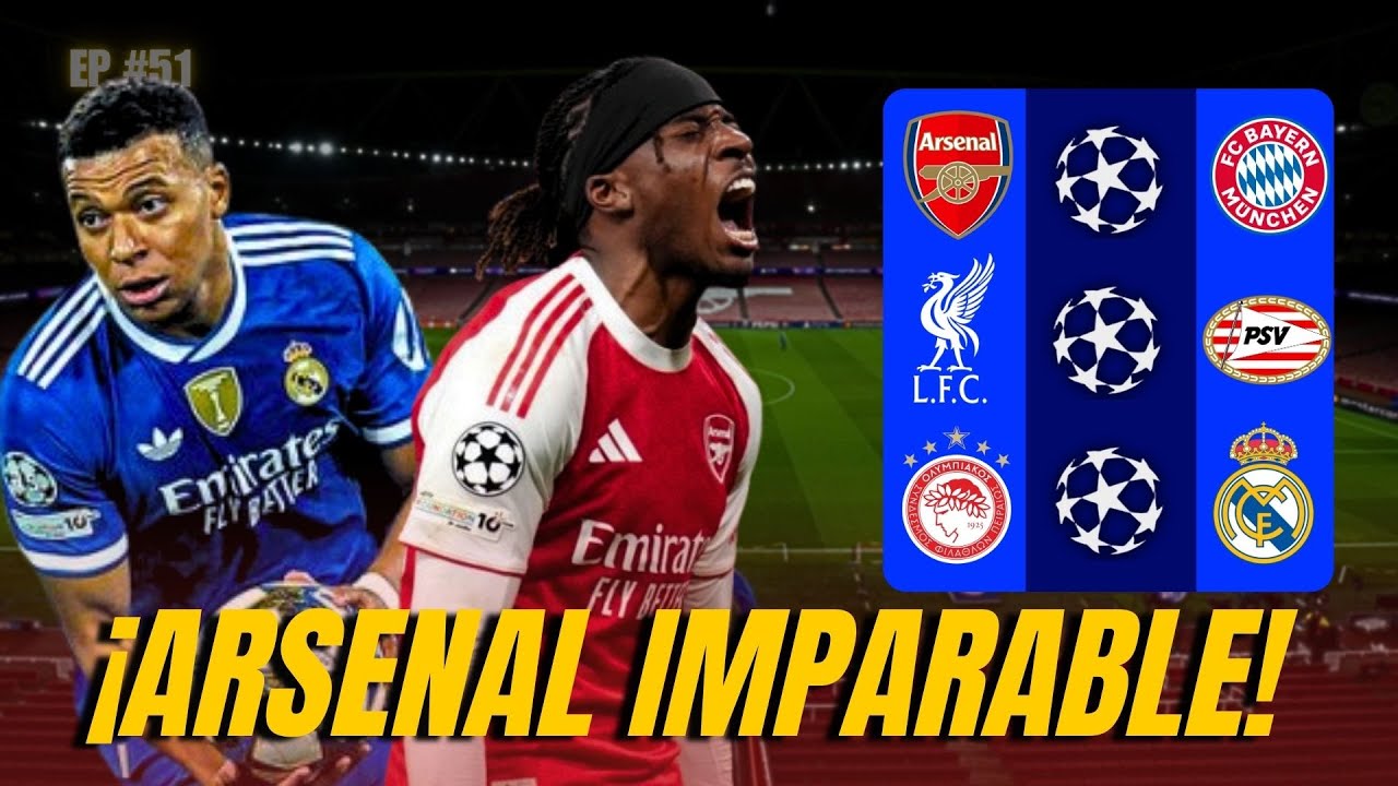 “ARSENAL el mejor del mundo? BAYERN cae 3-1, LIVERPOOL sufre en ANFIELD y MBAPPÉ brilla con 4 GOLES”