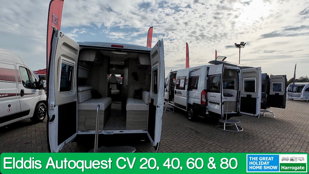 Elddis Campervans CV20 CV40 CV60 CV80 at Harrogate Great Holiday Home Show