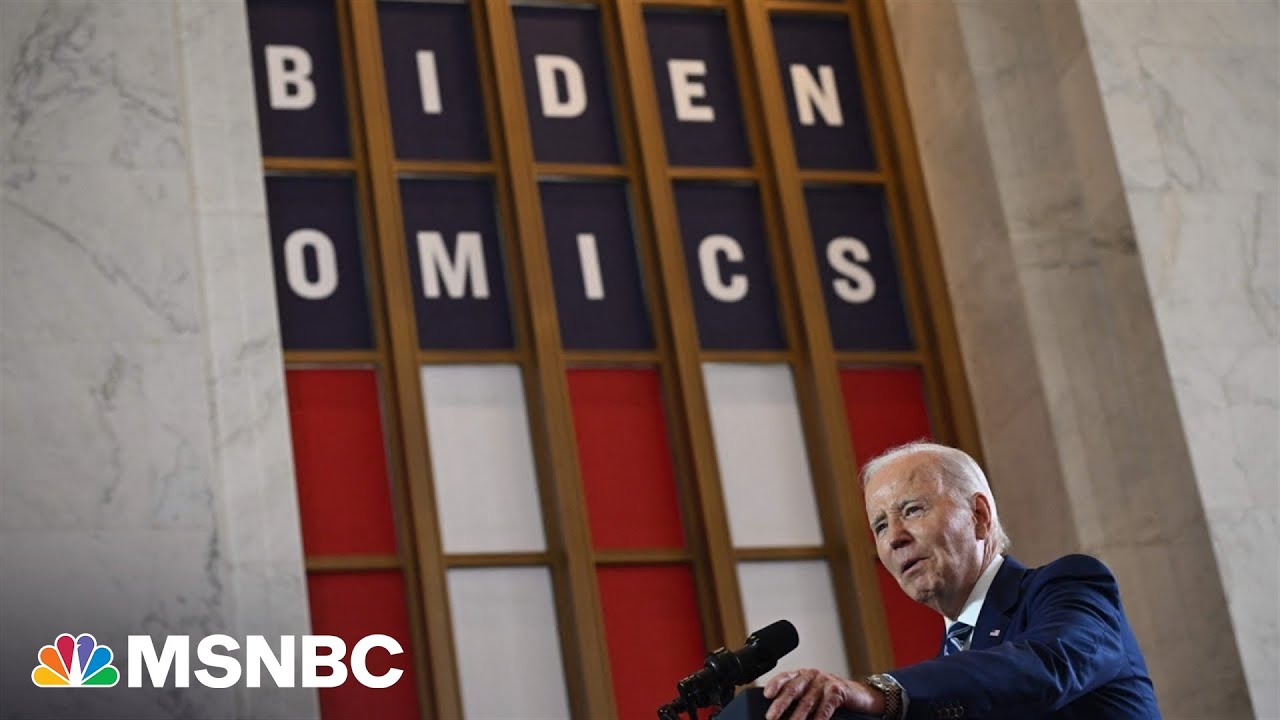 'Trickle-down approach failed America’: Hayes on the Biden case for ‘Bidenomics’