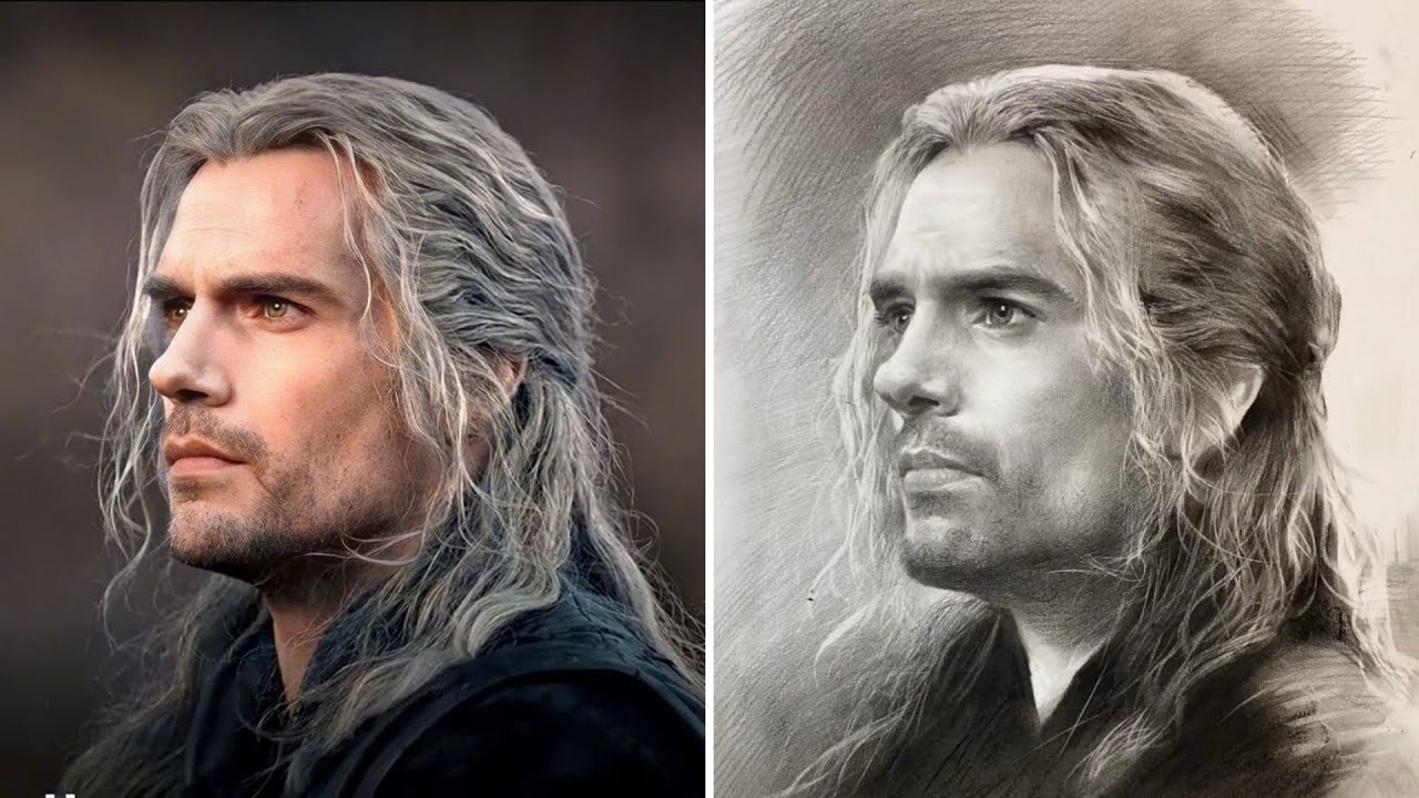 Drawing Henry Cavill Step by Step ∥ Sketch Drawing