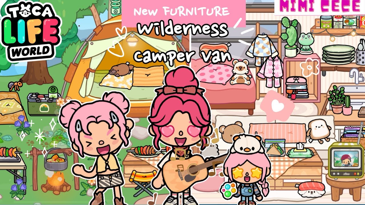 TRANG TRÍ XE NHÀ DI ĐỘNG 🚎 VÀ KHU CẮM TRẠI HOANG DÃ 🏜️😍 | WILDERNESS CAMPER VAN NEW FURNITURE PACK!