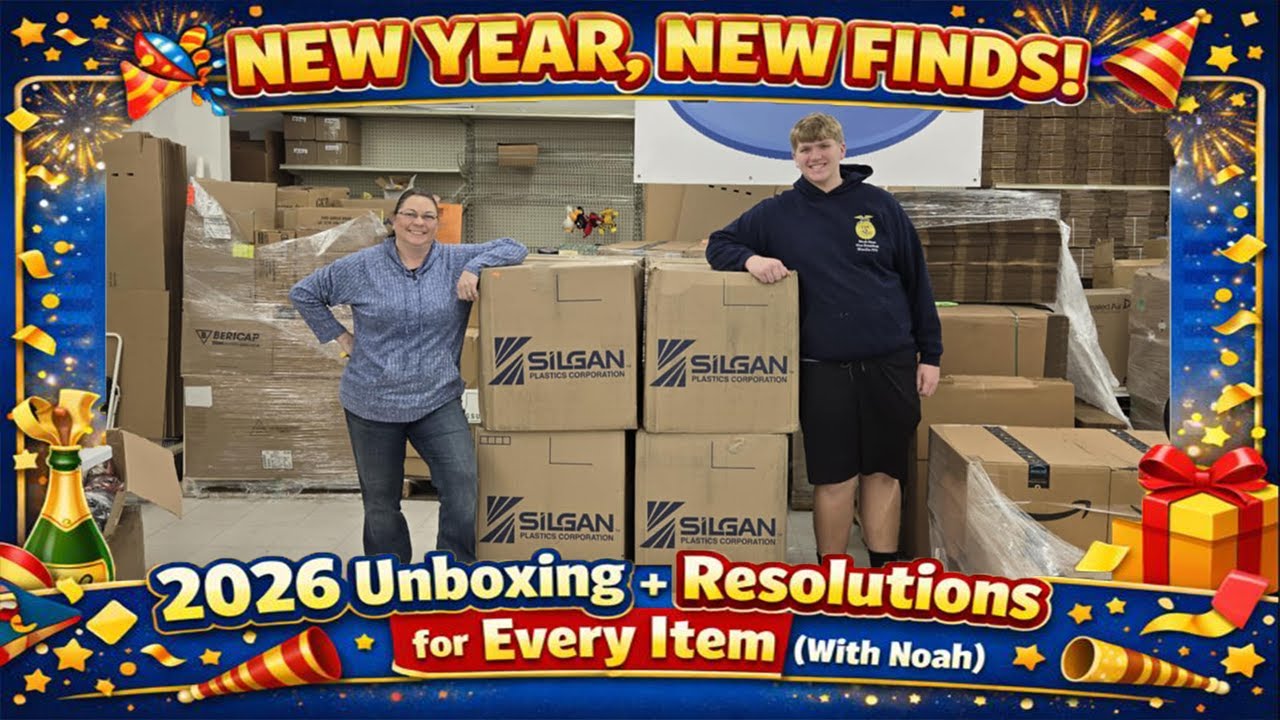 🎉 New Year, New Finds! 2026 Unboxing + Resolutions for Every Item (With Noah)