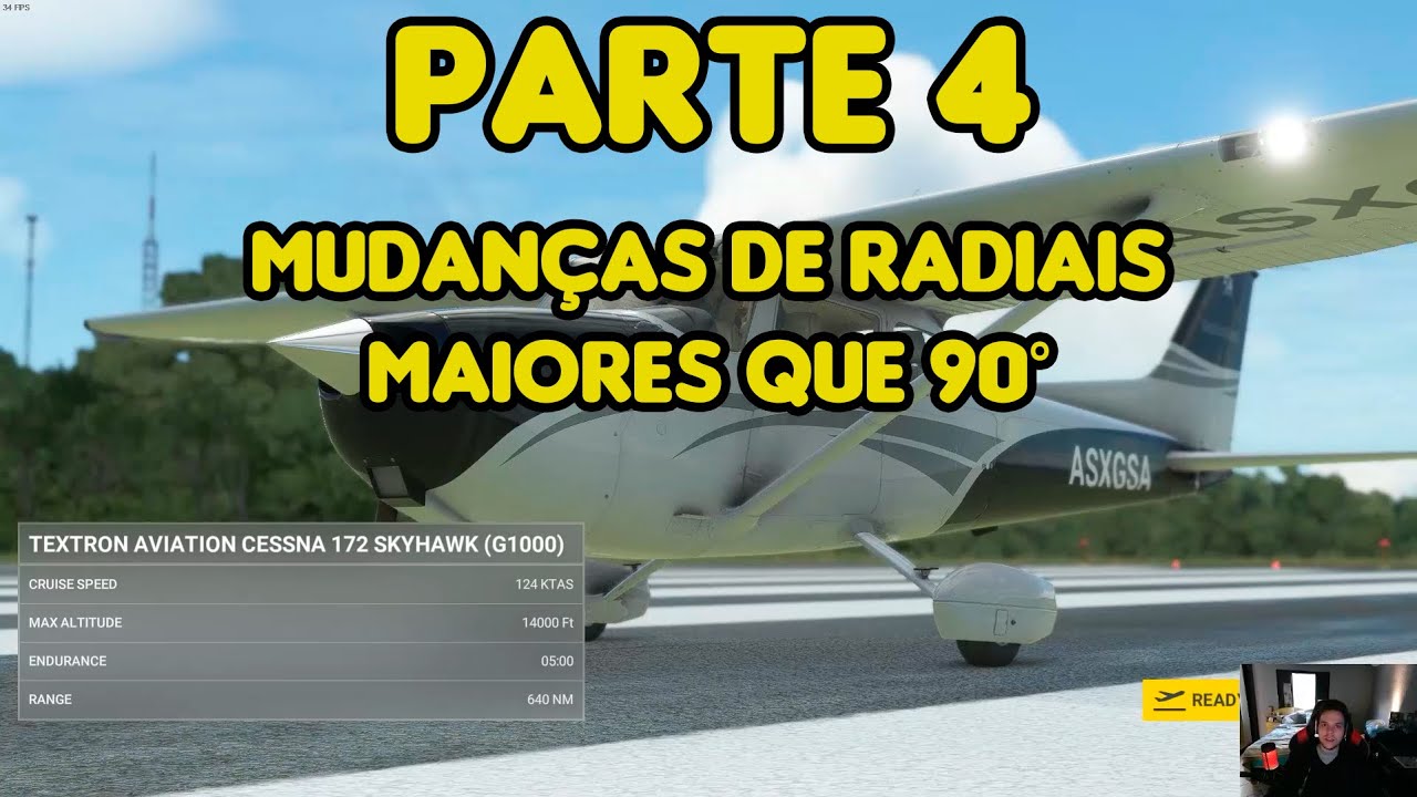 O guia definitivo IFR/VOR parte 4 -  mudanças de radiais maiores que 90°