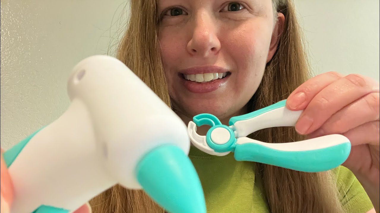 ASMR lice check whispering Lofi pretend 