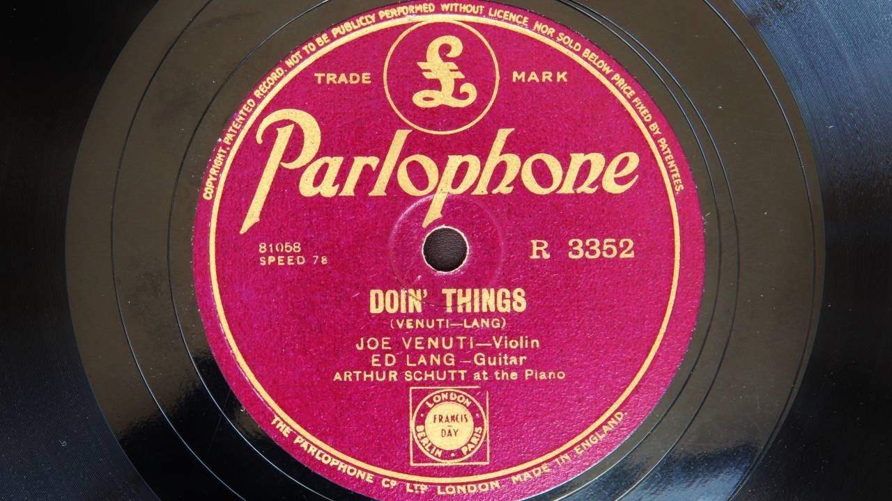 Joe Venuti and Ed Lang - Doin' Things (1927)