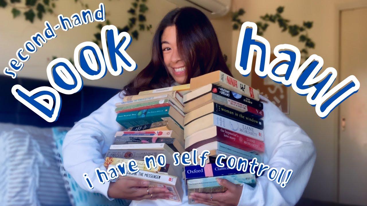 i went to a second hand book festival (massive 25+ book haul)