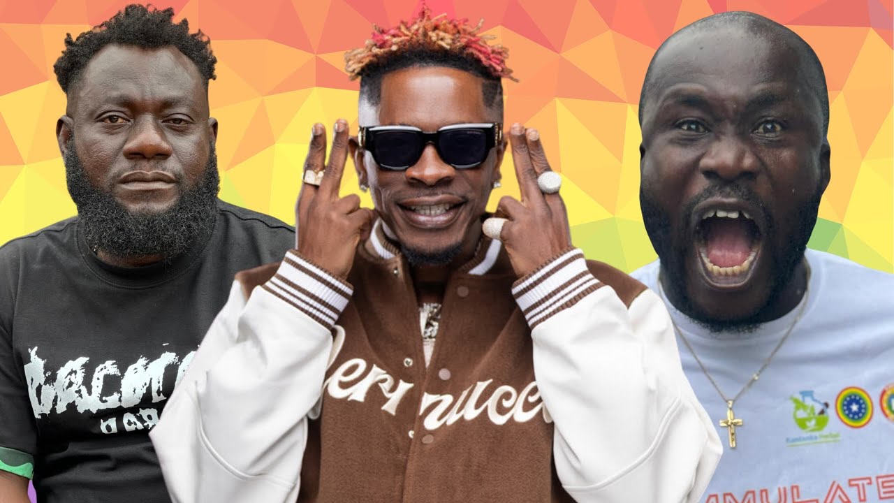 EXCLUSIVE🔥:Shatta Wale, Akabenezer, Papa Kumasi Storms Angel FM For Election Peace walk & Spray Cush