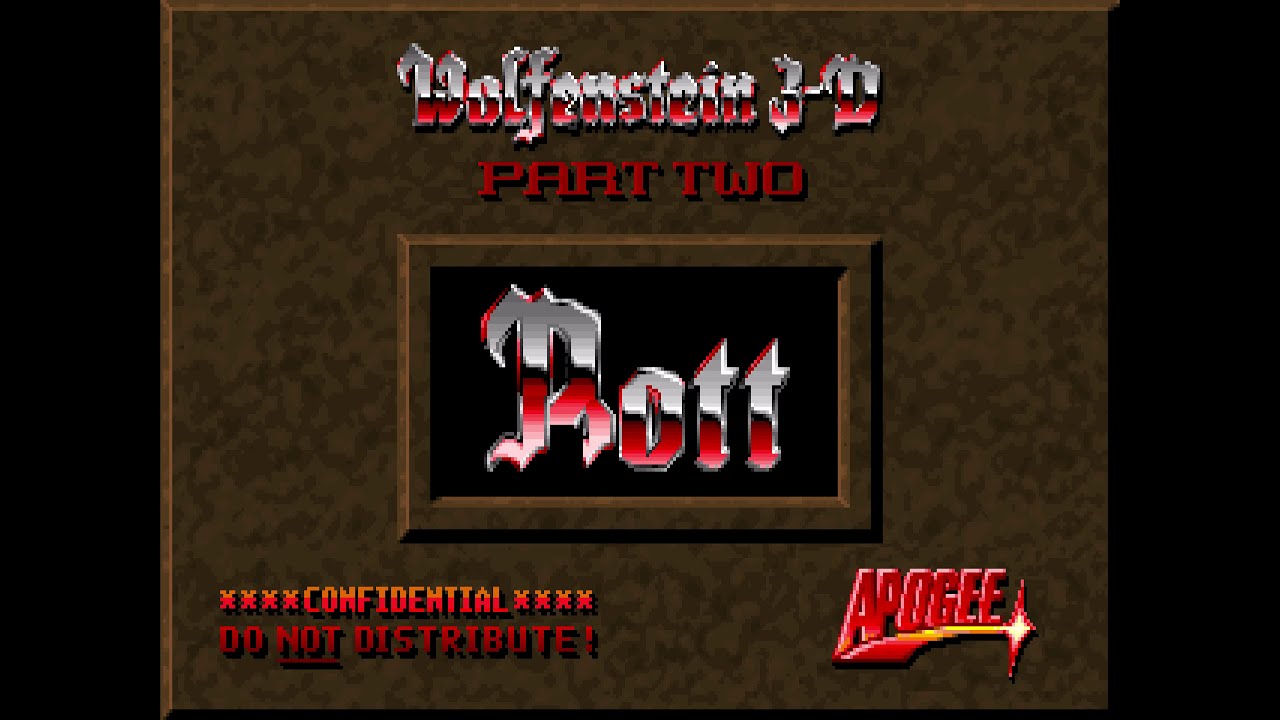 Rise of the Triad: Wolfenstein 3D Part II - E1M1 [Wolfenstein 3D Mod] (2015) [MS-DOS]
