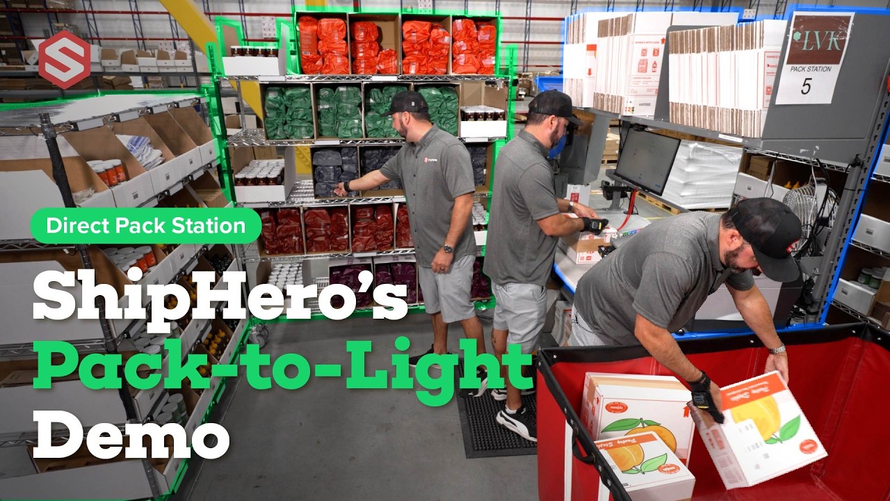 Boost Warehouse Efficiency by 50% with ShipHero's Pack-to-Light