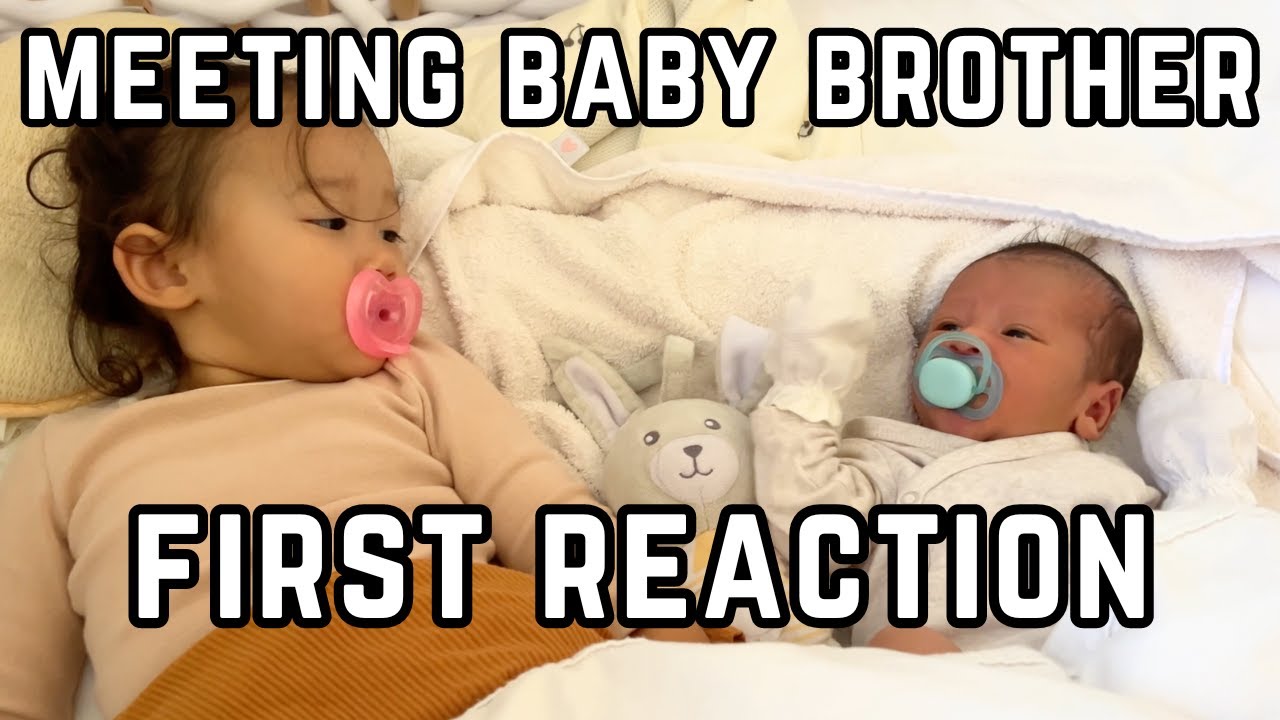 Toddler's Lovely Reaction to meeting Baby Brother! *so emotional* Our Dog's Reaction to Newborn