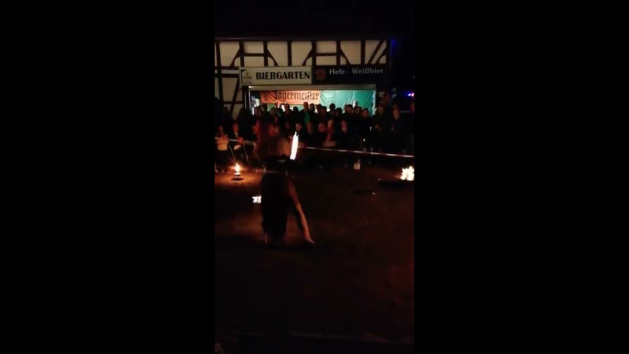 Fireshow in Bad Tabarz, Germany